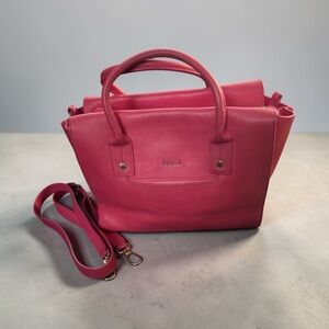 Furla Fuchsia Medium Carryall Bag - EUC
